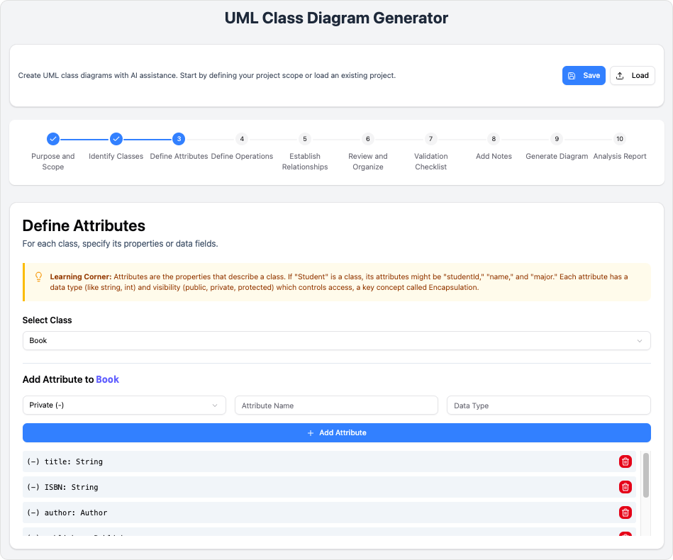 AI-Assisted UML Class Diagram Generator