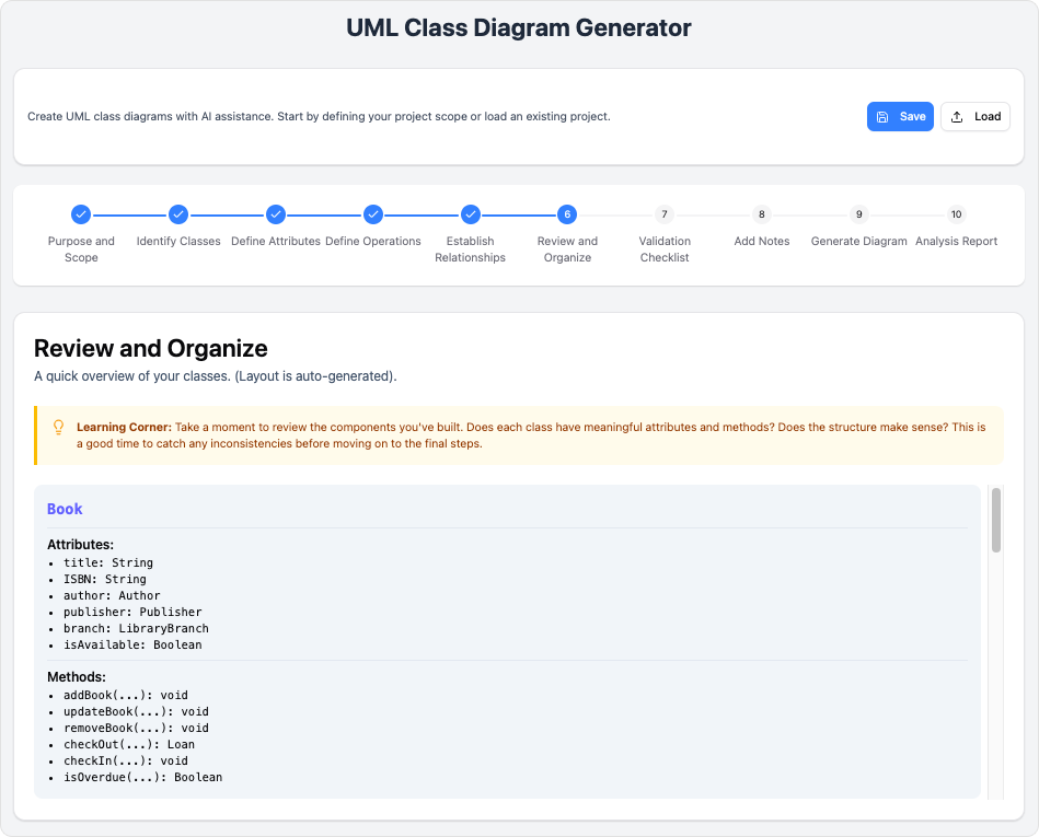 AI-Assisted UML Class Diagram Generator