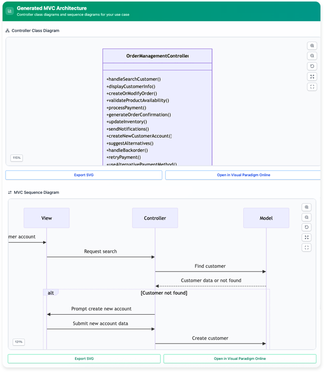 AI-Powered MVC System Architecture Generator