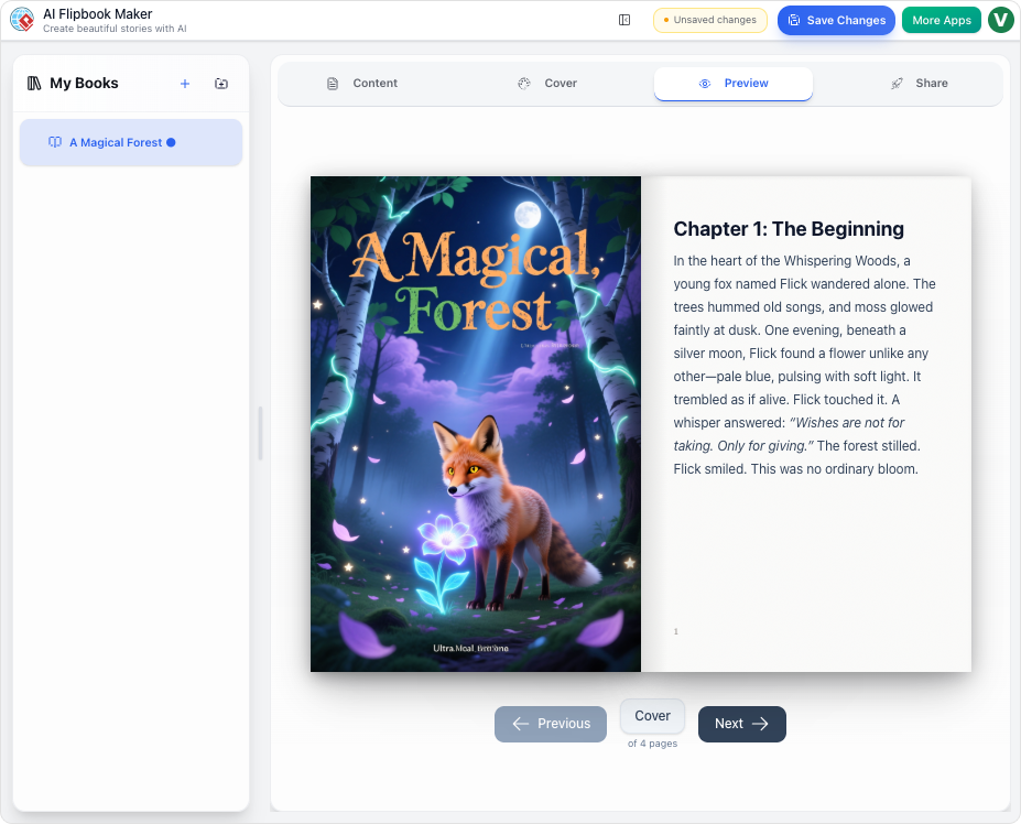 AI-Powered Flipbook Maker