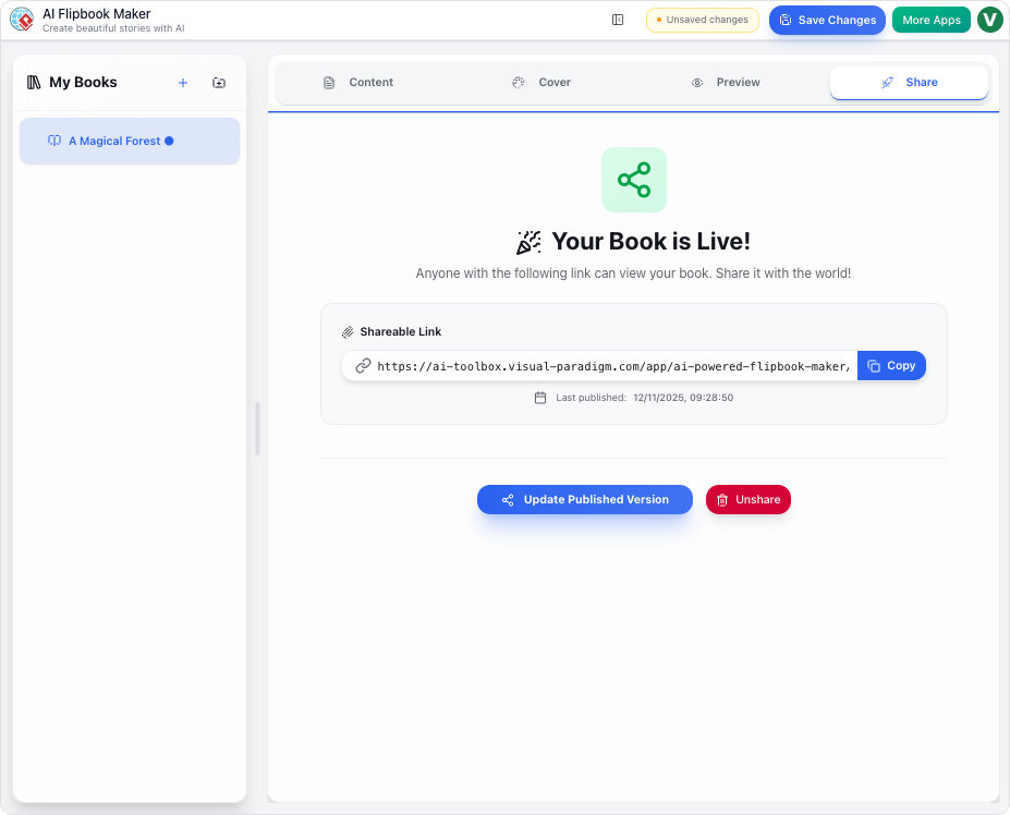 AI-Powered Flipbook Maker