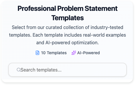 AI-Powered Problem Description Generator
