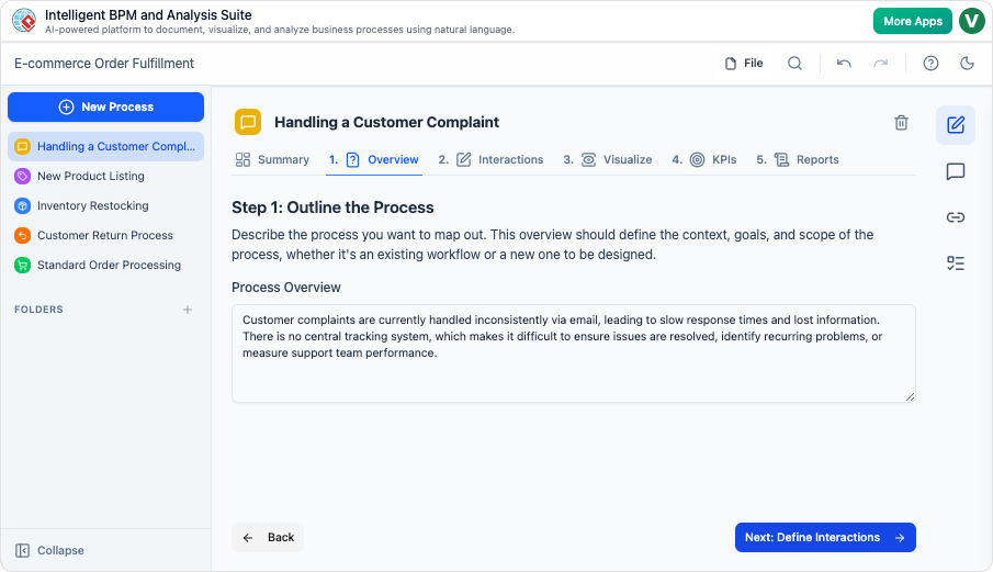 Intelligent BPM and Analysis Suite