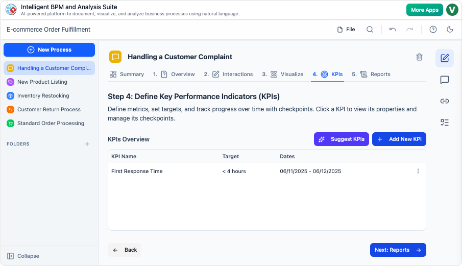 Intelligent BPM and Analysis Suite
