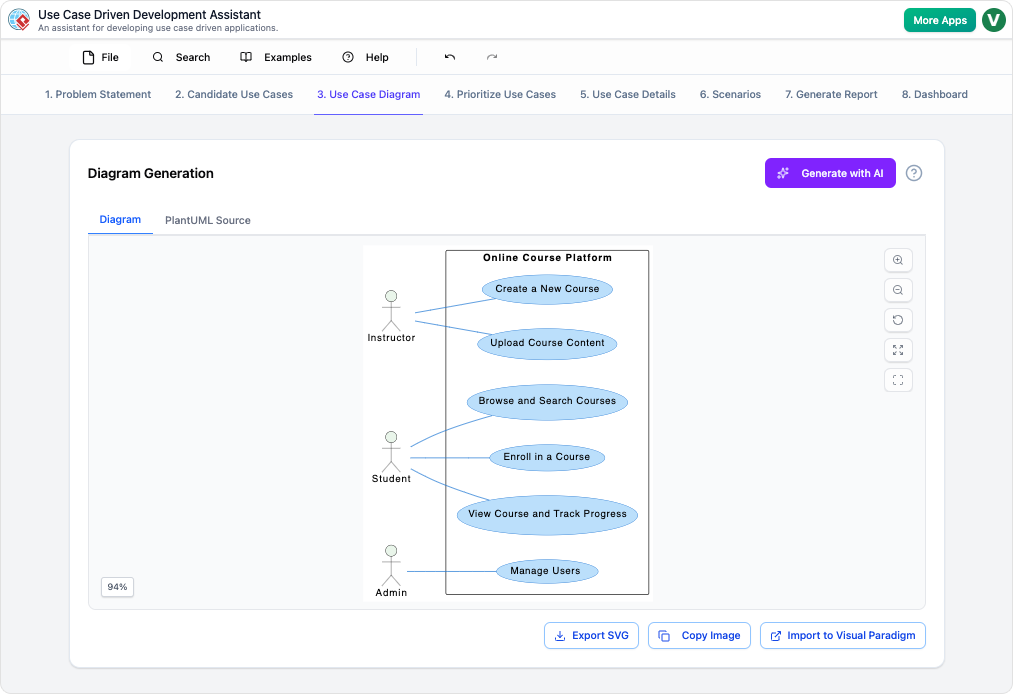 Use Case Driven Development (UCDD) Assistant