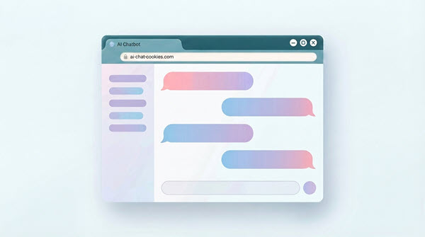 Illustration of the AI Activity Diagram chatbot running in a web browser.