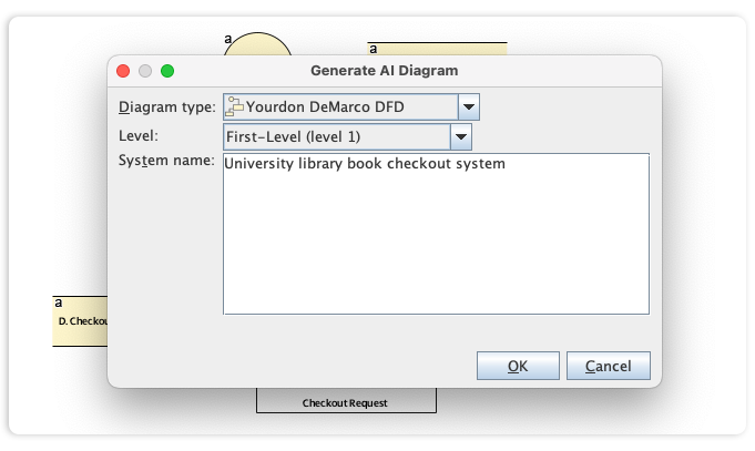 Yourdon-DeMarco DFD Generation