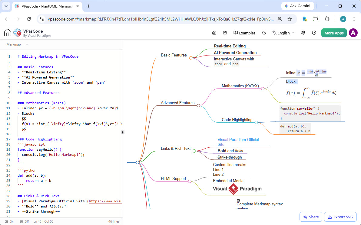 Markmap