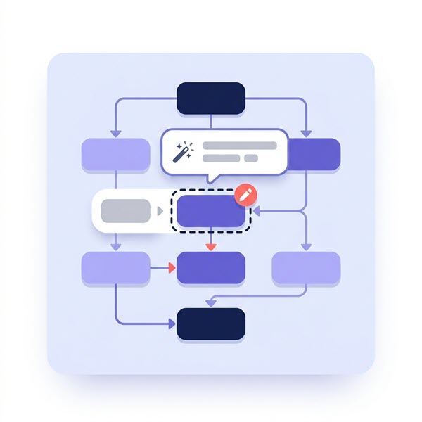 Conversational Diagram Refinement and Editing