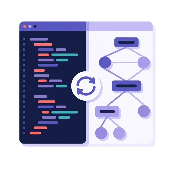 Diagram-as-Code Editing and Engineering